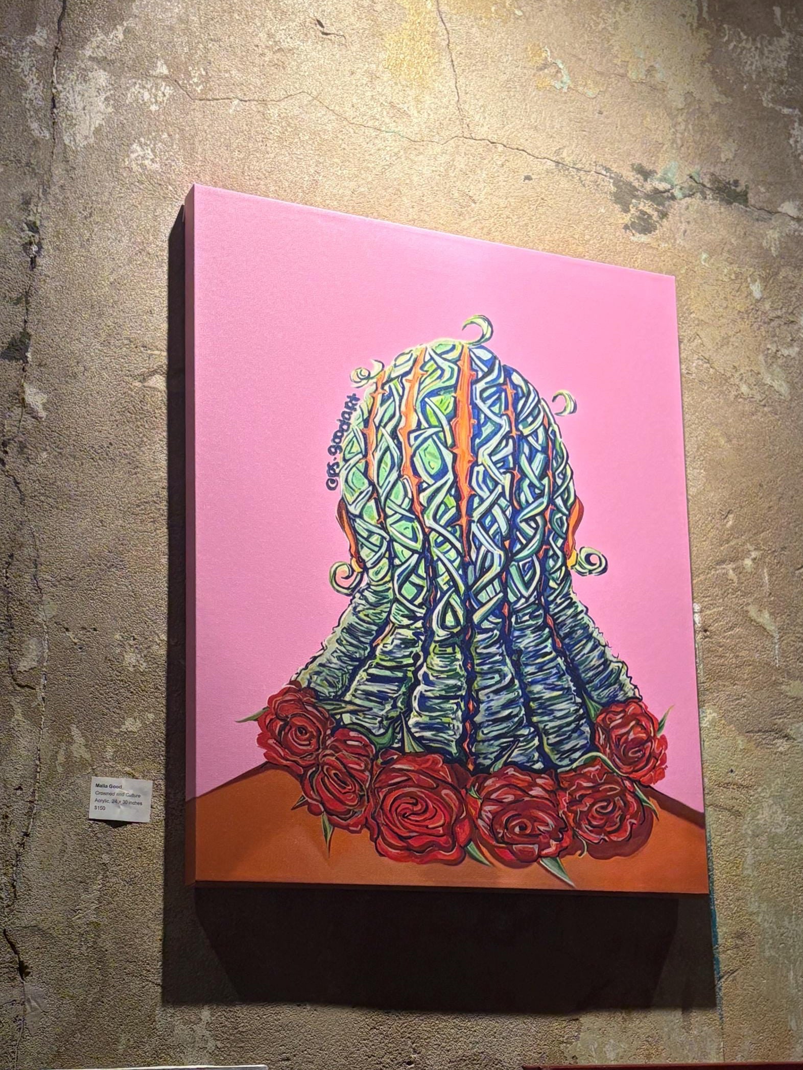 “Crowned In Culture” 18x24” Canvas