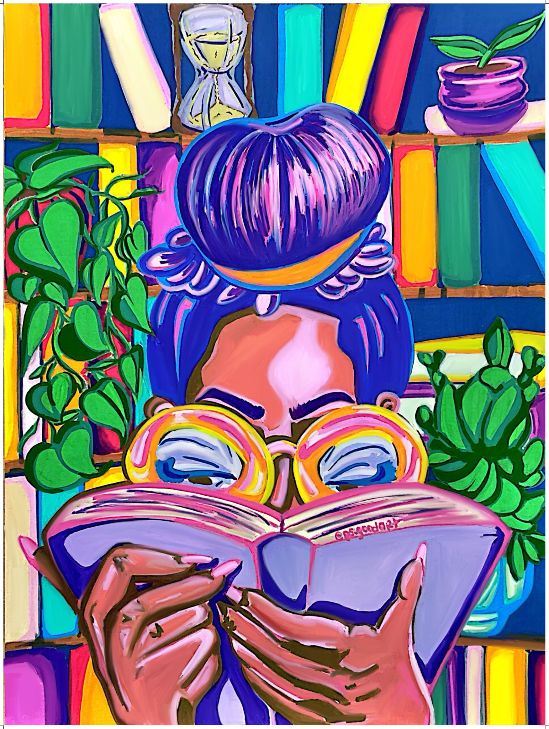 “Loc’d In A Good Book” 12x16” Posters