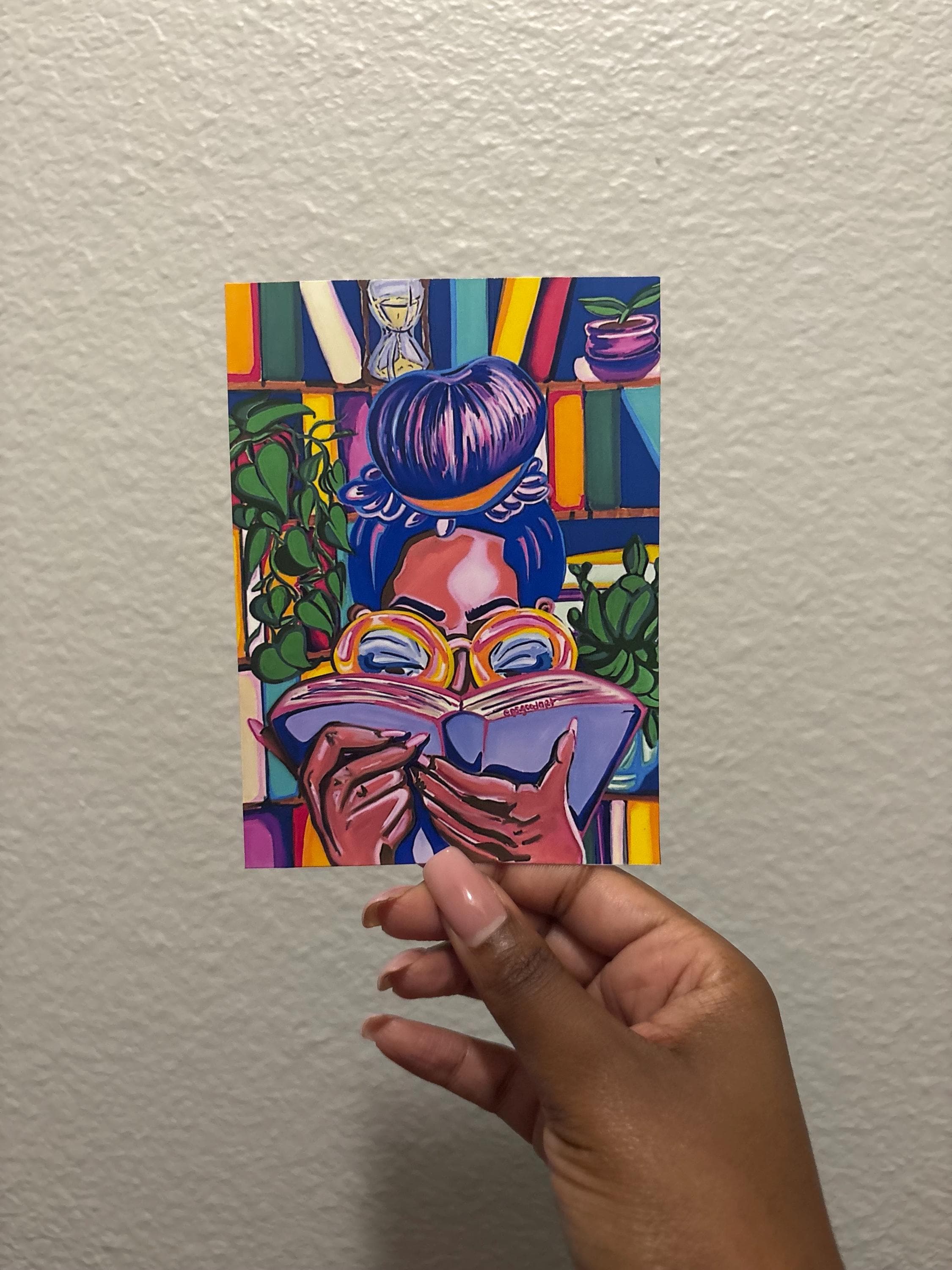 Book Reading Art | Reading Nook Mini Print