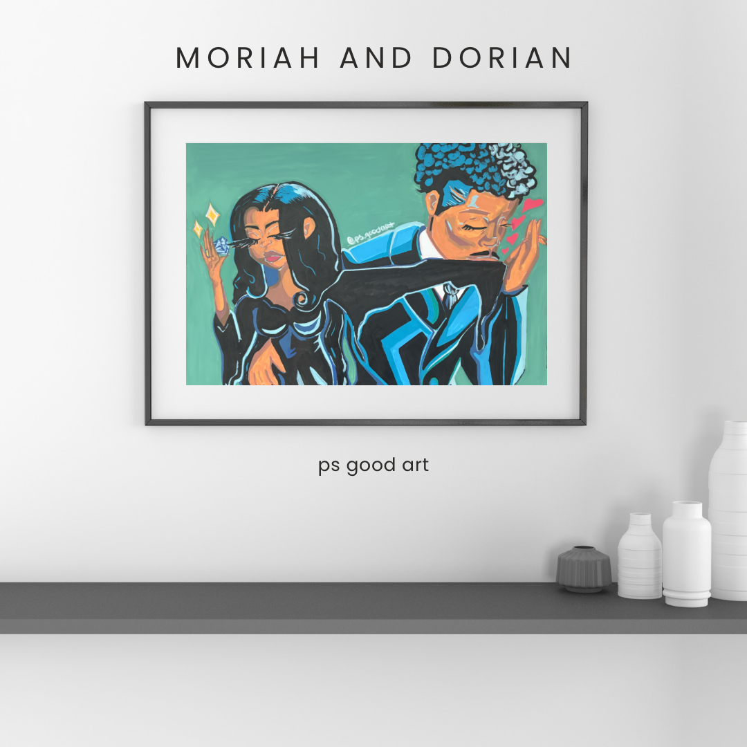 Moriah and Dorian 12x16 Poster
