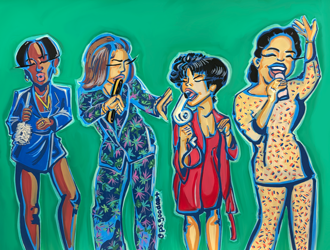 Living Single Bathroom Art | 90s ' Themed Mini Print| Glossy Print 4x6”