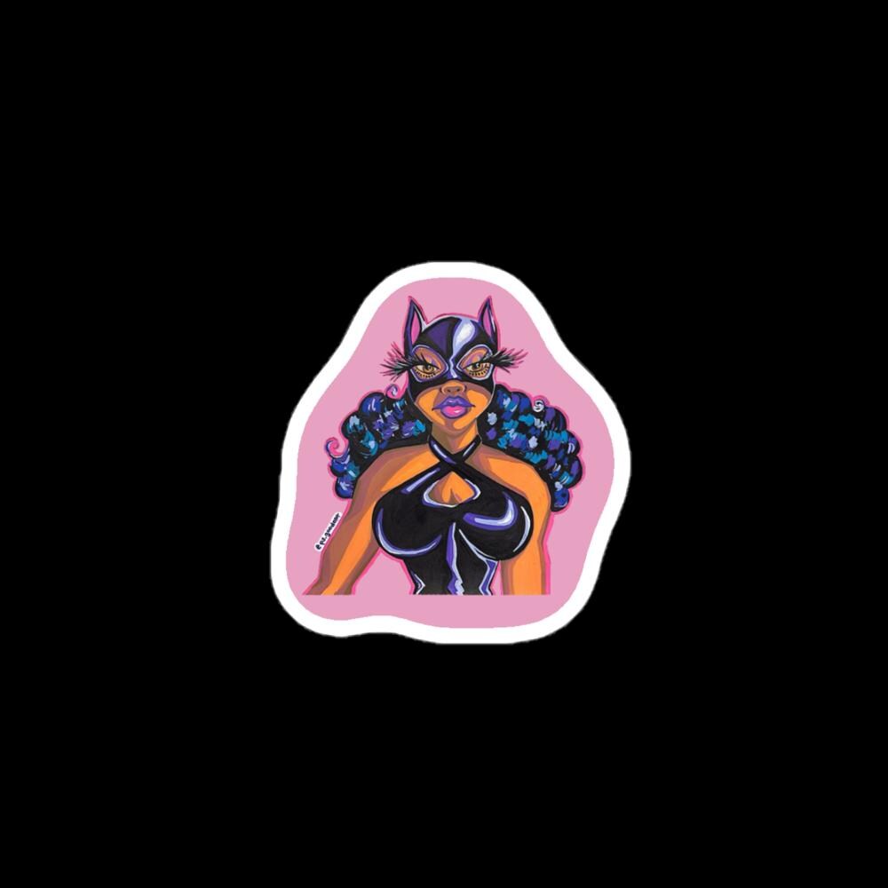 Catwoman Vinyl Sticker | Glossy, Weatherproof (2x2in)