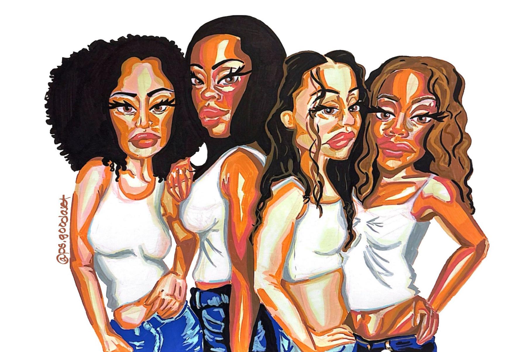 Love, Friendship, and Sisterhood Mini Print | Bestie Gift (4x6)