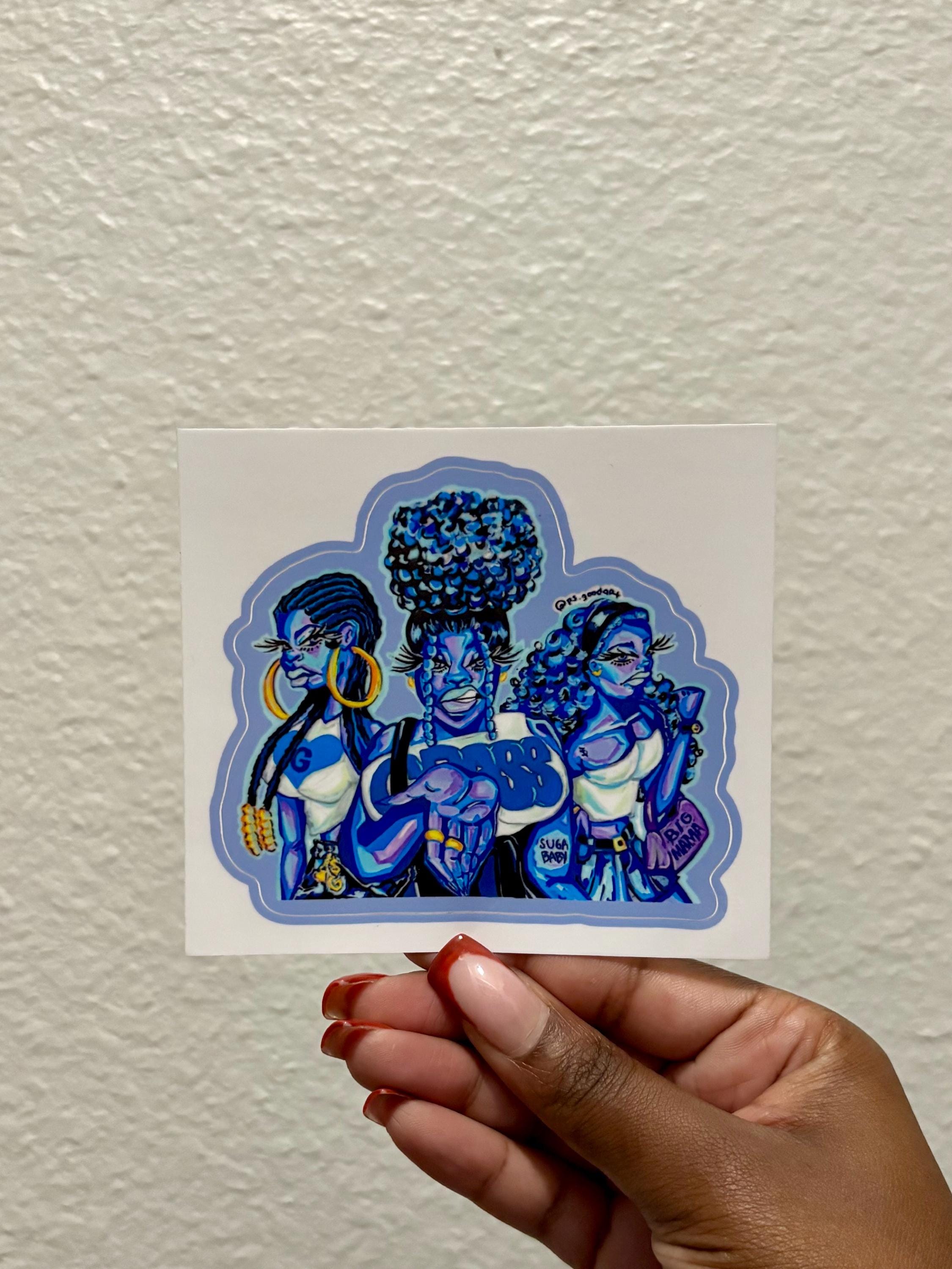 G Girls Sticker Trio: Unapologetic Femininity