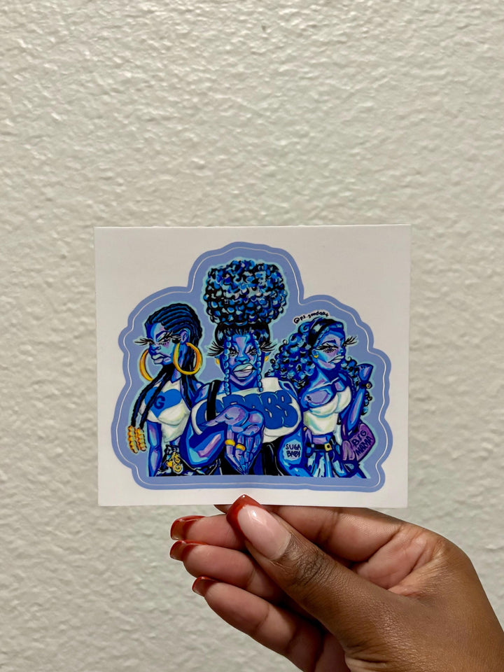 G Girls Sticker Trio: Unapologetic Femininity