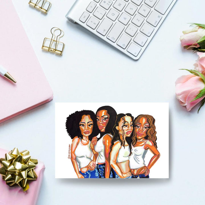 Love, Friendship, and Sisterhood Mini Print | Bestie Gift (4x6)
